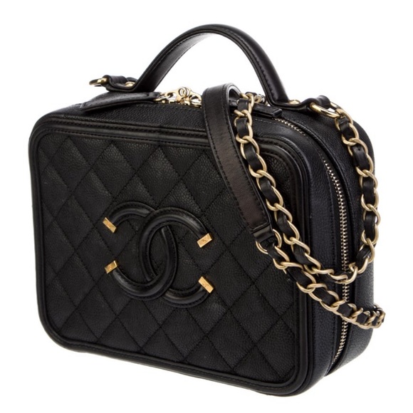 Chanel Medium Caviar Filigree Vanity Case - Picture 3 of 6